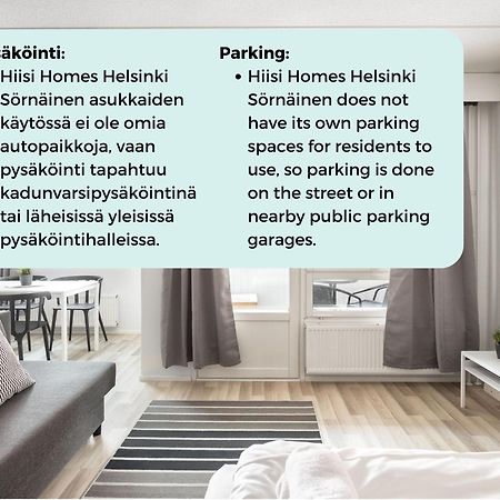Hiisi Homes Helsinki Soernaeinen Helsínquia Exterior foto